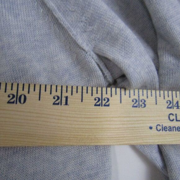 Banana Republic Men's Sweater XXL Gray Merino Wool Capsule Wardrobe Classic Prep - Picture 8 of 10